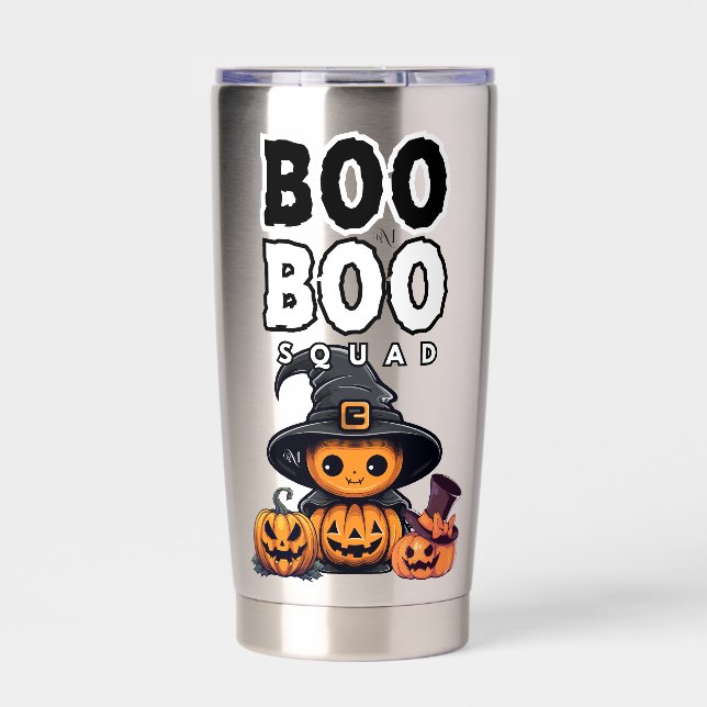 Gourde Isotherme Tumbler:  HALLOWEEN Boo-Treat #1 (Extérieur)