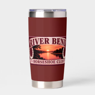 Gourde Isotherme Tumbler RiverBend HorseShoe Club