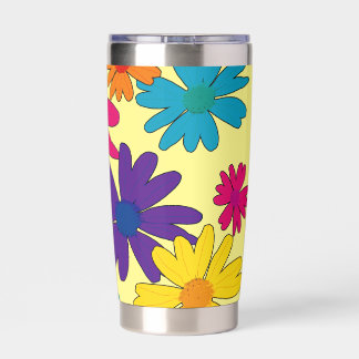 Gourde Isotherme Un lit fleuri de fleurs marguerites