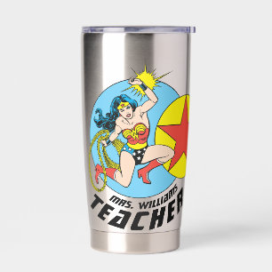 Gourde Isotherme Wonder Woman Étoile rouge enseignant