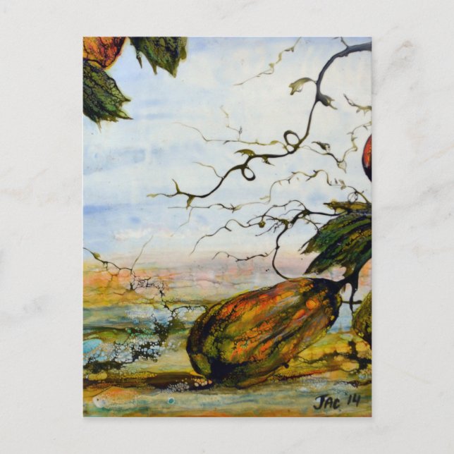 Gourds, Original Art by JAC Postcard (Front)