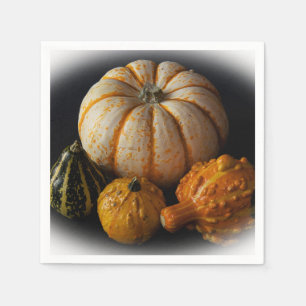 Gourds & Pumpkin Vignette Napkin