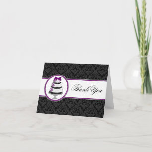 Gourmet Cake Thank You Cards