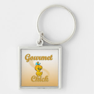 Gourmet Chick Keychain