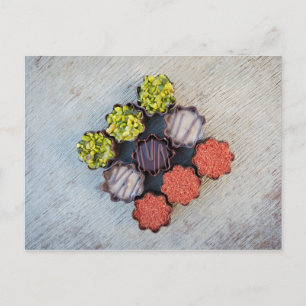 Gourmet Chocolate Candy Postcard