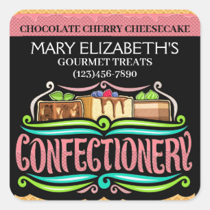 Gourmet Confectionery Kitchen Sticker