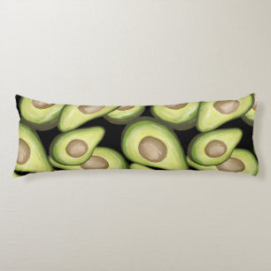 Gourmet Fresh Cut Vegan Avacados Body Pillow