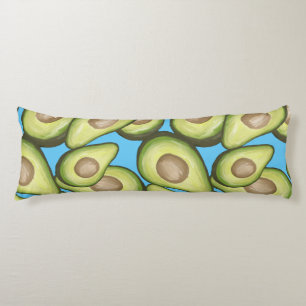 Gourmet Fresh Cut Vegan Avacados Body Pillow