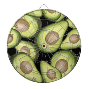 Gourmet Fresh Cut Vegan Avacados Dartboard