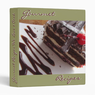 Gourmet Recipes We Love To Cook Binder