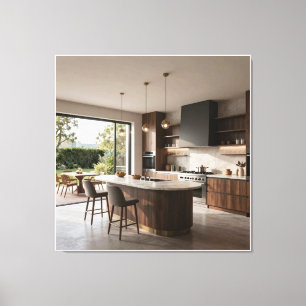 Gourmet Summer Kitchen Retreat Canvas Print