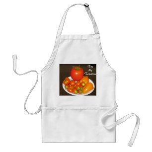 Gourmet Veggie Lover's Apron-Try My Tomatoes Standard Apron