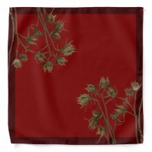 Gousses de graines sur un bandana