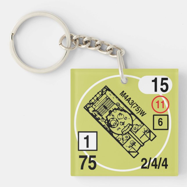 Gousset de porte - clé d'ASL M4A3 (75) W (Devant)