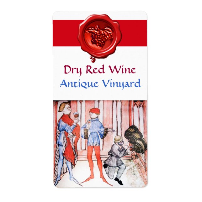 GOÛT DE VIN ROUGE VIGNE VIERGE AVEC BARRELS (Devant)