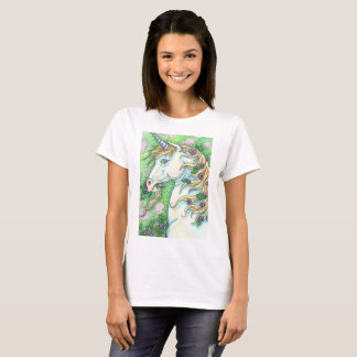 GOÛT DE VIOLETS UNICORN, IMAGINAIRE T-SHIRT Blanc