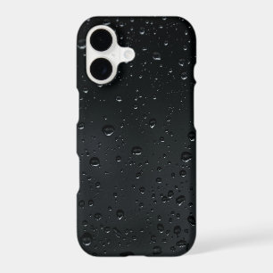 Goutte de pluie texturée noire accrocheuse