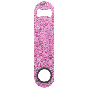 gouttelettes d'eau roses chaudes