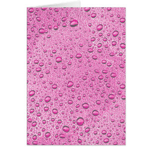 gouttelettes d'eau roses chaudes