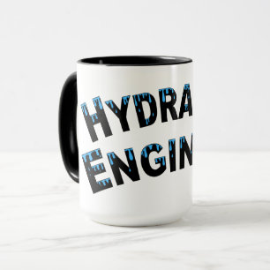 Gouttes d'eau du génie hydraulique Mug