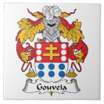 Gouveia Family Crest Tile<br><div class="desc">Gouveia Coat of Arms</div>