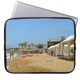 Gouves beach in Crete Laptop Sleeve