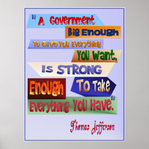 Gov Big Enuff Poster