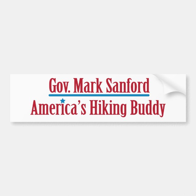 Gov. Mark Sanford Bumper Sticker (Front)