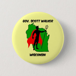 Gov Scott Walker 2 Inch Round Button