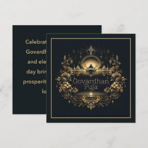 Govardhan Puja Card