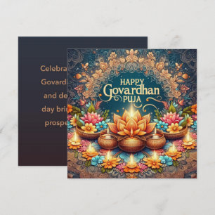 Govardhan Puja Card