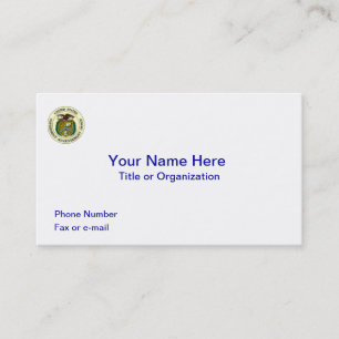 Government Accountability Office Business Card