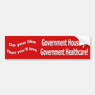 Government Healthcare Bumper Sticker
