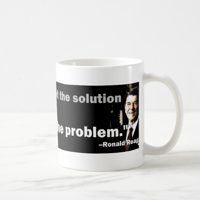 Government is the problem coffee mug (Right)