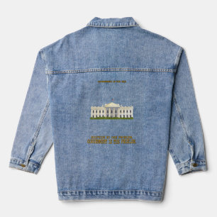Government Is The Problem Funny Humour Fun Denim Jacket
