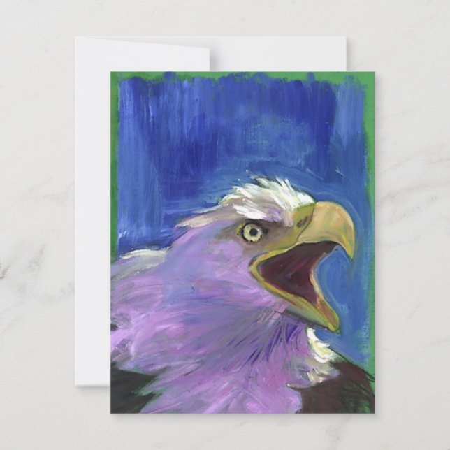 GOVERNMENT MILITARY ~ EAGLE PARTY INVITATION (Front)