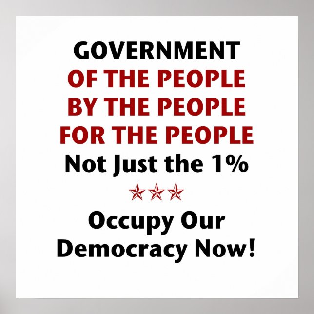 Government Of the People Poster (Front)
