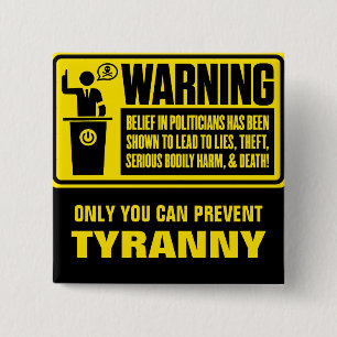 Government Warning Button