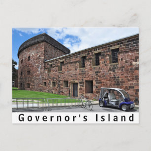 Governor's Island Castle Williams Postcard