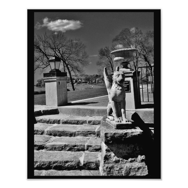Governor's Mansion Gargoyle Photo Print (Front)
