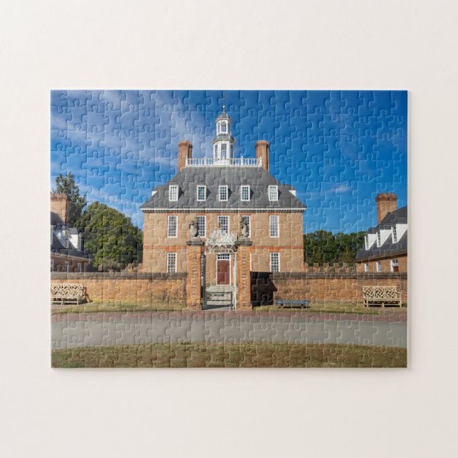Governors Palace in Williamsburg VA Jigsaw Puzzle (Horizontal)