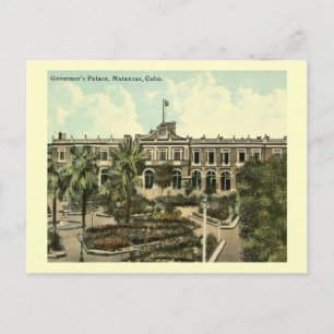 Governor's Palace, Matanzas, Cuba Vintage Postcard