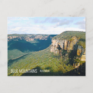 Govetts Leap Blue Mountains Australia travel Postcard