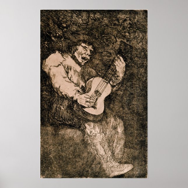 Goya - Blind Singer 1820 Poster (Front)