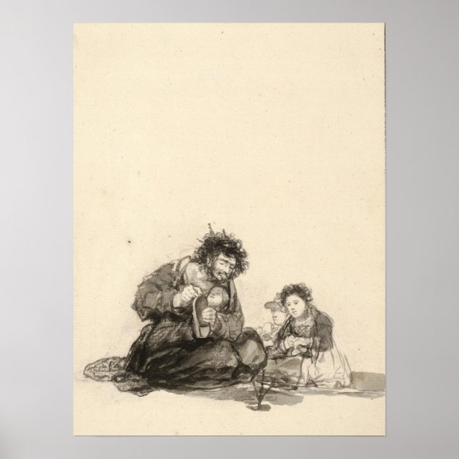 Goya - Diligent Blind Man Poster (Front)