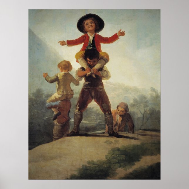 Goya - Kurinnie Fighting. 'Horse and Rider' 1791 Poster (Front)