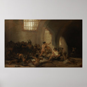 Goya - Mad House 1812 Poster