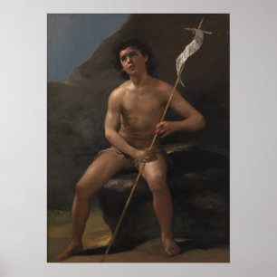 Goya - Outside Of St. John Baptist In Desert 1810 Poster