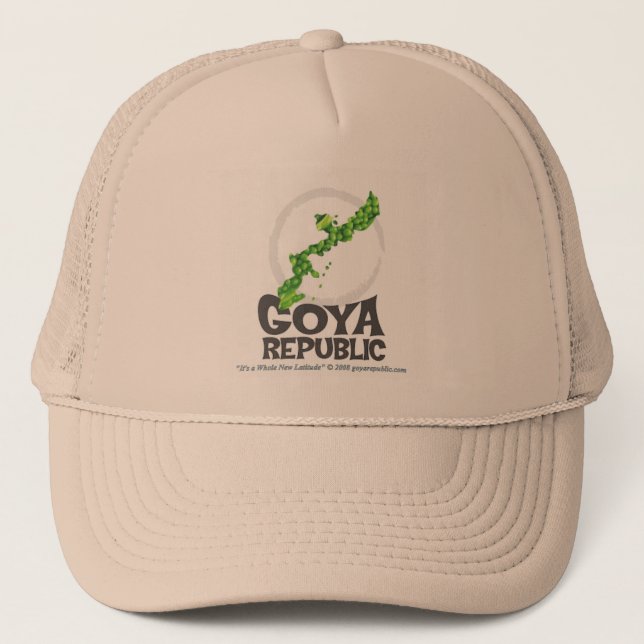 Goya Republic Bold Logo Trucker Hat (Front)