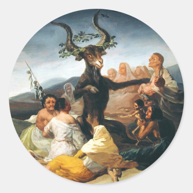 Goya Sorcières Stickers Sabbat (Devant)